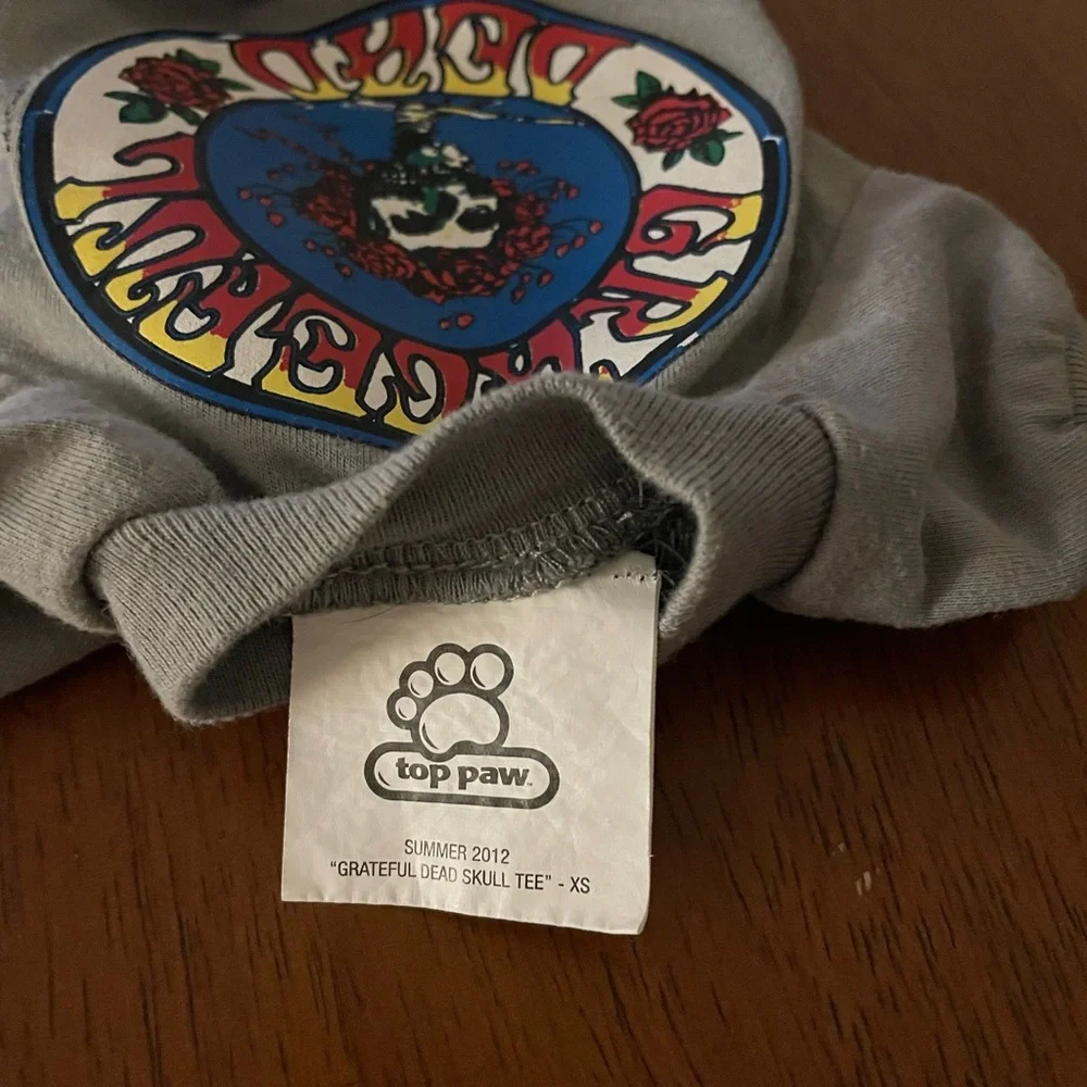 Grateful Dead doggy pet shirt XS
